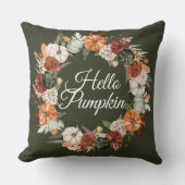 ハローパンプキン秋収穫感謝祭 クッション (正面)
