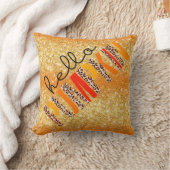 ハローパンプキン秋秋カスタマイズ色 クッション (ブランケット)