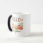 ハローパンプキン秋秋季恋人  モーフィングマグカップ (正面左)