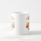 ハローパンプキン秋秋季恋人  モーフィングマグカップ (中央)