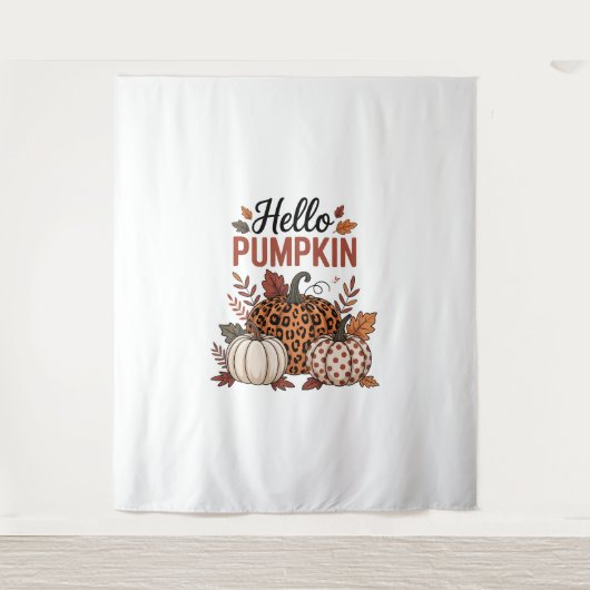ハローパンプキン秋秋 タペストリー (正面)