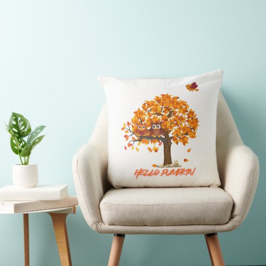 "ハローパンプキン秋装飾用クッションコージーオータムファー クッション (椅子)