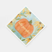 ハローパンプキン秋 スタンダードランチョンナプキン (角)