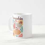 ハローパンプキン長袖 コーヒーマグカップ (正面左)
