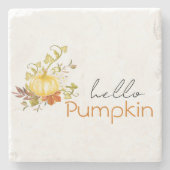 ハローパンプキン ストーンコースター (正面)