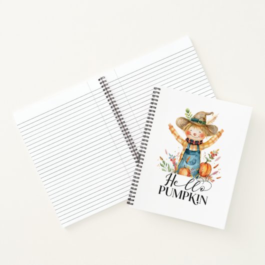 ハローパンプキン スパイラル ノートブック (内部)