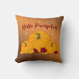 ハローパンプキ素朴ンウッドチャンプキ葉ン&ズ クッション