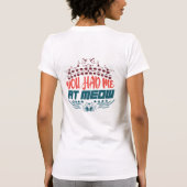 ハローパーソナライズされた猫好きで私を迎えた Tシャツ (裏面)