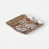 ハローパーソナライズされた秋 ペーパープレート (傾斜あり)