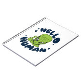 ハローヒトおもしろいエイリアン ノートブック (左側)