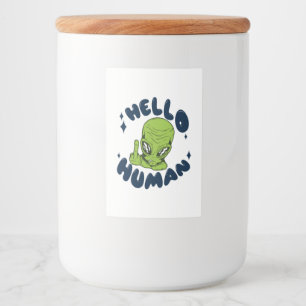 ハローヒトおもしろいエイリアン フードラベル