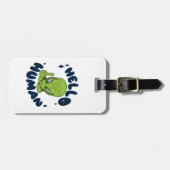 ハローヒトおもしろいエイリアン ラゲッジタグ (正面横)