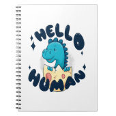 ハローヒトおもしろい恐竜 ノートブック (正面)