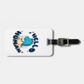 ハローヒトおもしろい恐竜 ラゲッジタグ (正面横)