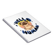 ハローヒトめい想のヨガ犬 ノートブック (右側)