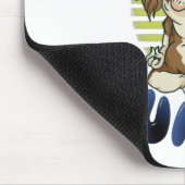 ハローヒトめい想のヨガ犬 マウスパッド (コーナー)