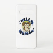 ハローヒトめい想のヨガ犬 SAMSUNG GALAXYケース (裏面)