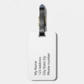 ハローヒューマンカワイドッグ ラゲッジタグ (裏面縦)