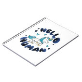 ハローヒューマンラブリーユニコーン ノートブック (左側)