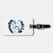 ハローヒューマンラブリーユニコーン ラゲッジタグ (正面横)