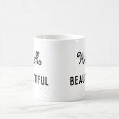 ハロービューティフルコーヒーマグ コーヒーマグカップ (中央)