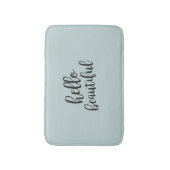 ハロービューティフルターコイズバスマット バスマット (正面縦)