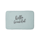 ハロービューティフルターコイズバスマット バスマット (正面)