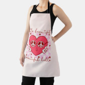 ハロービューティフルピンクハート エプロン (インサイチュ)