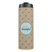 ハロービューティフルブルーサンフラワーズ タンブラー (正面)