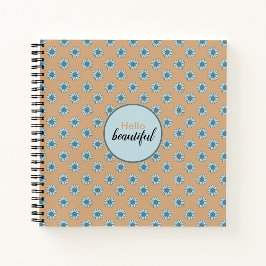 ハロービューティフルブルーサンフラワーズ ノートブック