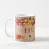 ハロービューティフル紅葉ホタルライト コーヒーマグカップ (左)