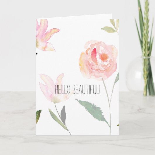 ハロービューティフル カード (正面)