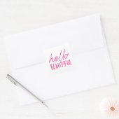 ハロービューティフル スクエアシール (封筒)