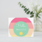 ハロービューティフル ポストカード (スタンド正面)