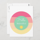 ハロービューティフル ポストカード (正面/裏面)