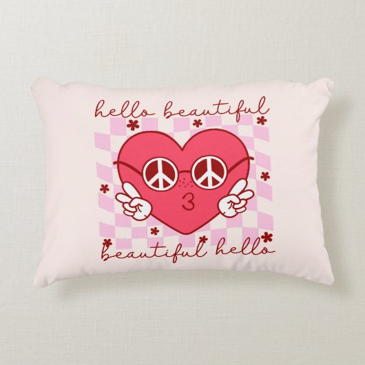 ハロービューティフル | 可愛くて心のこもった アクセントクッション (正面)