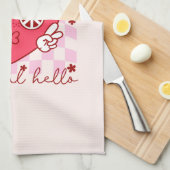 ハロービューティフル | 可愛くて心のこもった キッチンタオル (四つ折り)