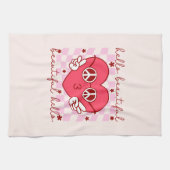 ハロービューティフル | 可愛くて心のこもった キッチンタオル (横)