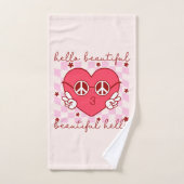 ハロービューティフル | 可愛くて心のこもった バスタオルセット (ハンドタオル)