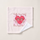 ハロービューティフル | 可愛くて心のこもった バスタオルセット (ウォッシュタオル)