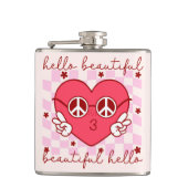 ハロービューティフル | 可愛くて心のこもった フラスク (正面)