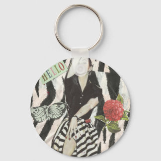ハロービューティフルB&W!キーホルダー キーホルダー