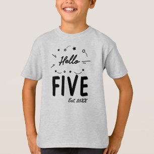 ハローファイブ第5誕生日 Tシャツ