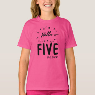 ハローファイブ第5誕生日Tシャツ Tシャツ
