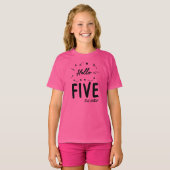 ハローファイブ第5誕生日Tシャツ Tシャツ (正面フル)