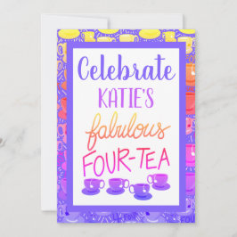 ハローファブラス40四十四茶バースデーパーティー 招待状
