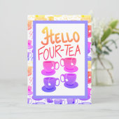 ハローファブラス40四十四茶バースデーパーティー 招待状 (スタンド正面)