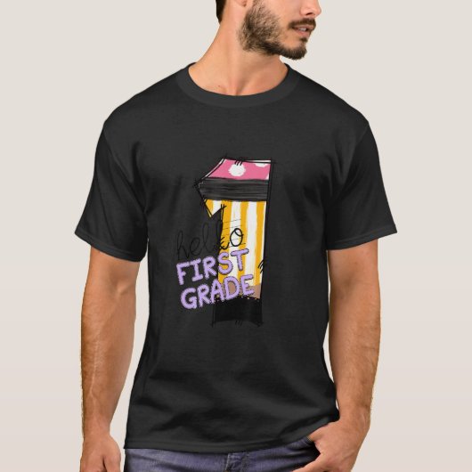 ハローファースト・グレード初日 Tシャツ (正面)