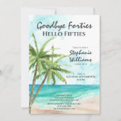 ハローフィティスサマービーチ50thバースデーパーティー 招待状 (正面)