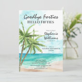 ハローフィティスサマービーチ50thバースデーパーティー 招待状 (スタンド正面)